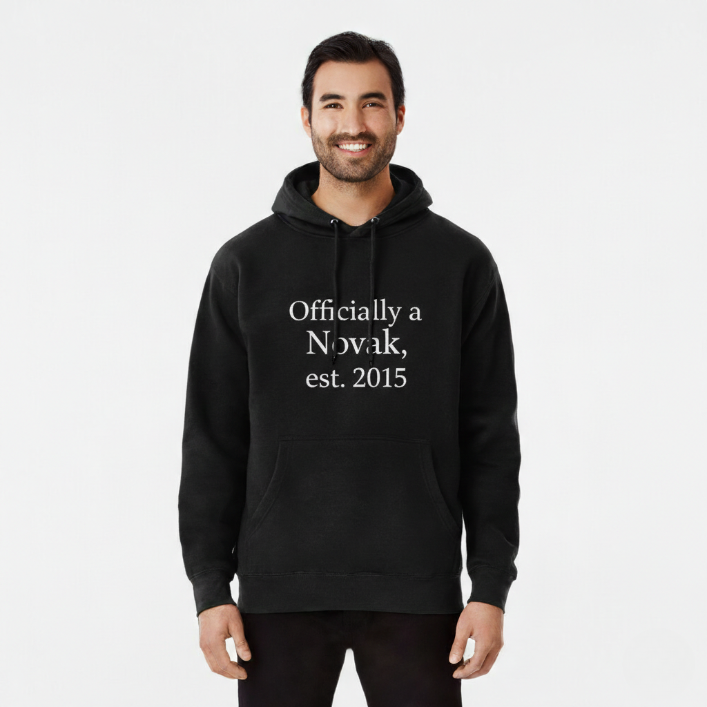 Sweat à capuche personnalisé pour toute la famille - Novak