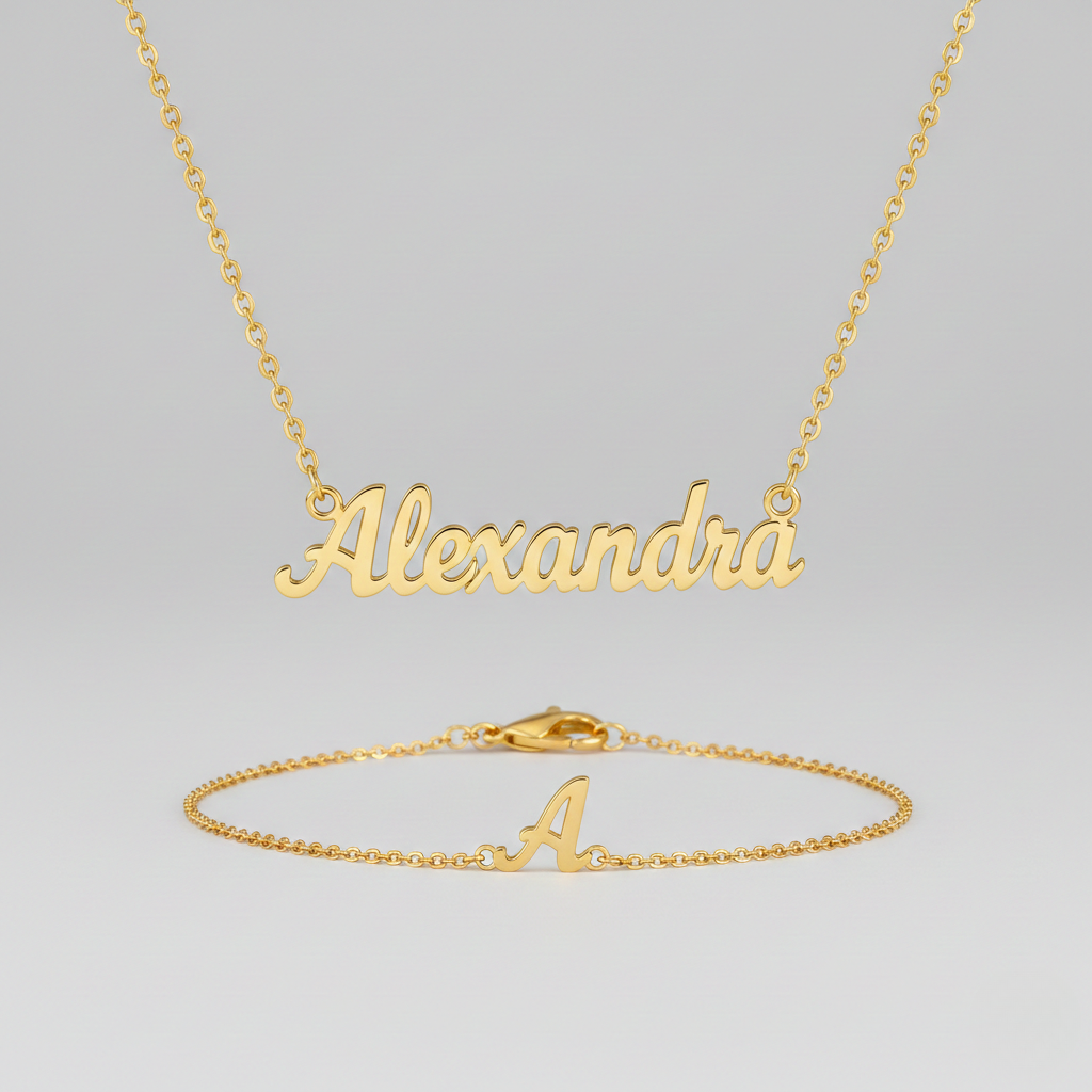 Bracelet Personnalisé Avec Initiale - Alexandra