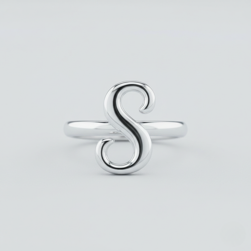 Bague personnalisée avec initiale